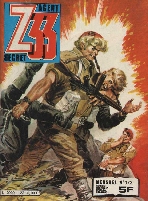 Scan de la Couverture Z 33 Agent Secret n 122